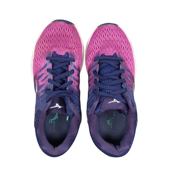 Mizuno Shoes Womens 7 Wave Shadow 2 Road Running Sneaker Athletic Trainer Purple - Picture 7 of 13